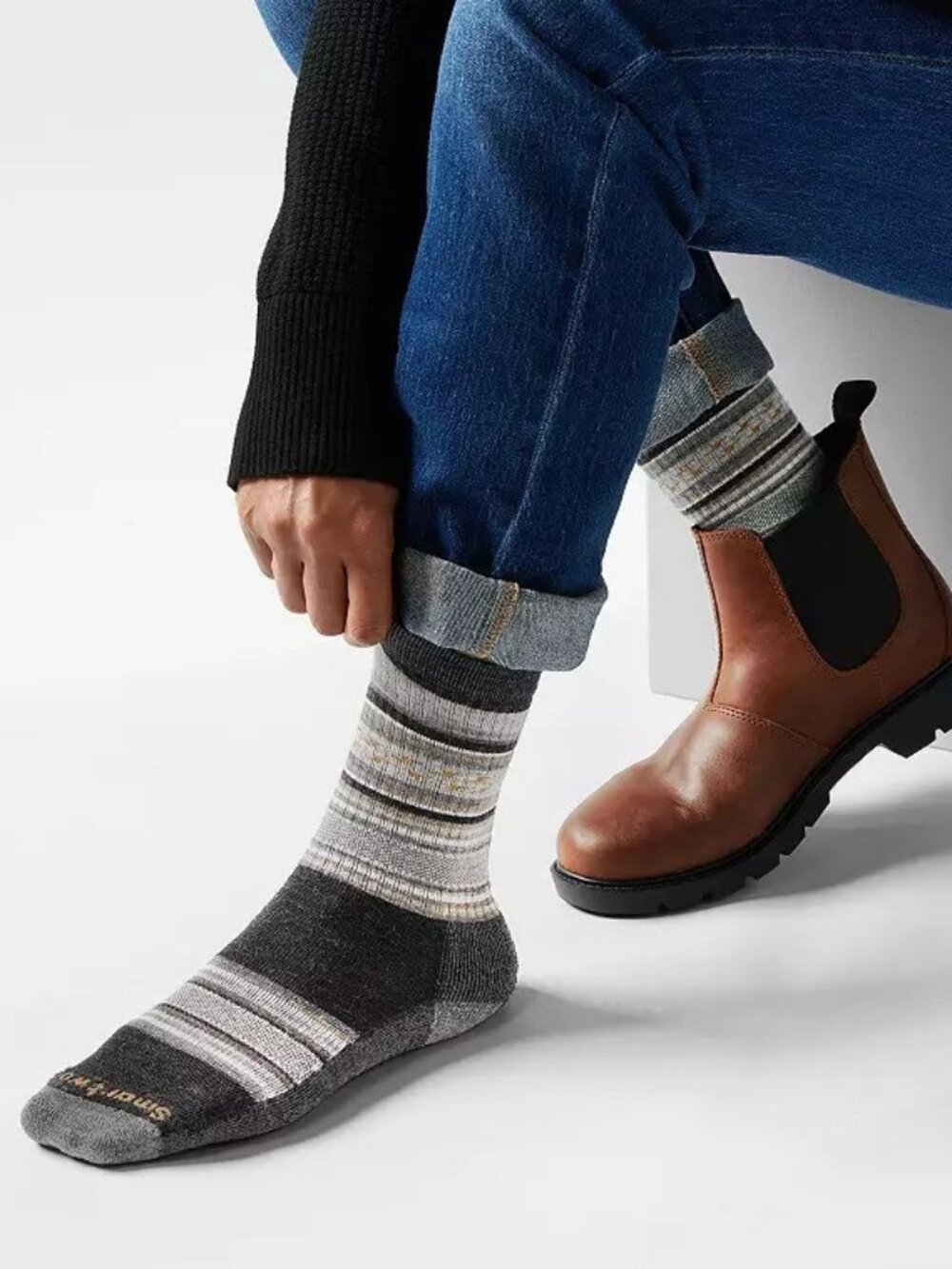 Smartwool Everyday Regarita Light Cushion Crew Socks Men's Medium NWT